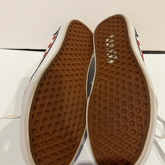 Vans Old Skool Checkerboard Racing Red- Womens Size 9.5- - Picture 5 of 5